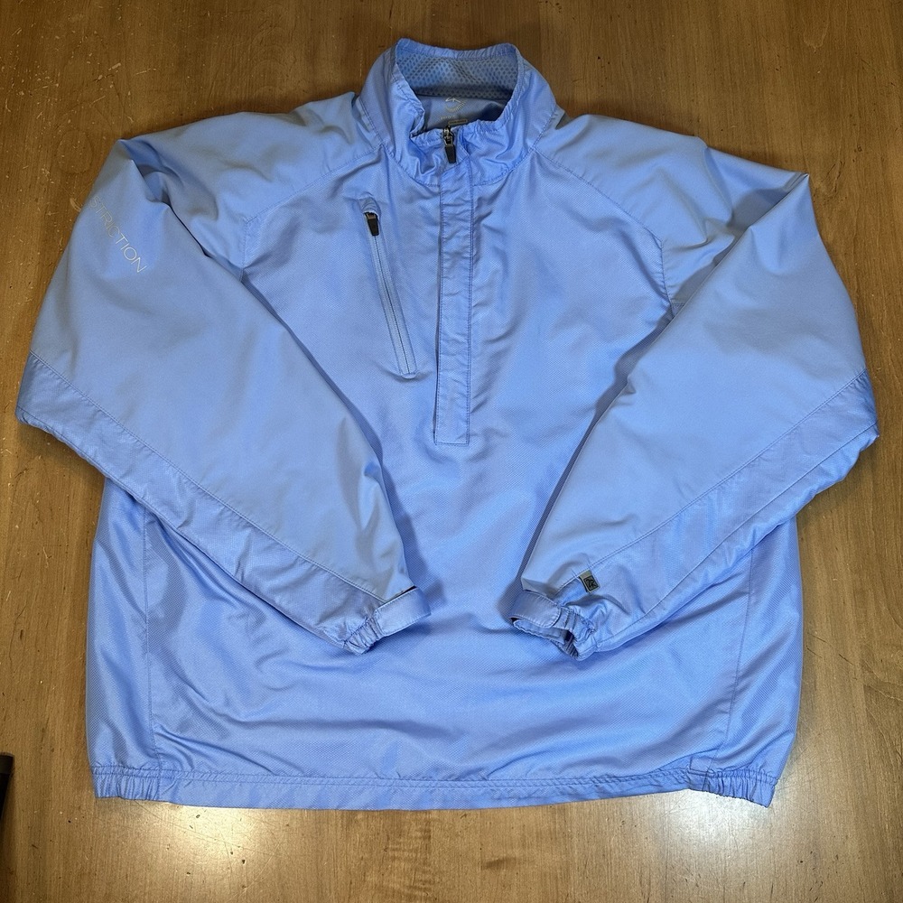 Zero Restriction Pullover Men's Medium Light Blue… - image 2